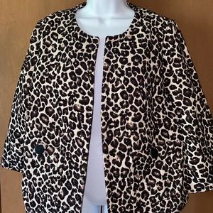 Women's Leopard Blazer